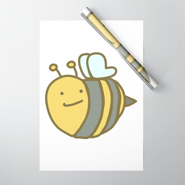 Bumble Bee Wrapping Paper by redhead_hufflepuff